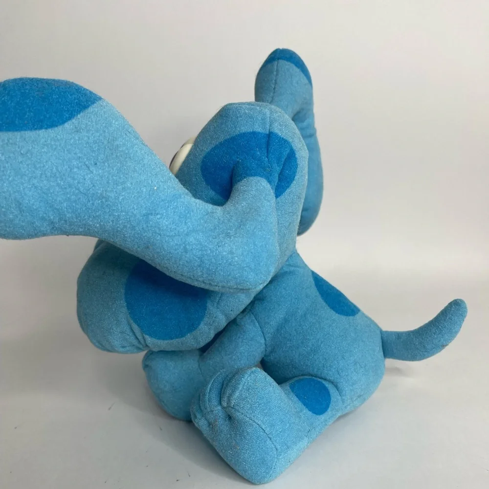 Vintage 1997 Blues Clues Pose-A-Blue 8” Tyco Plush Viacom Nickelodeon 90s - Picture 5 of 9